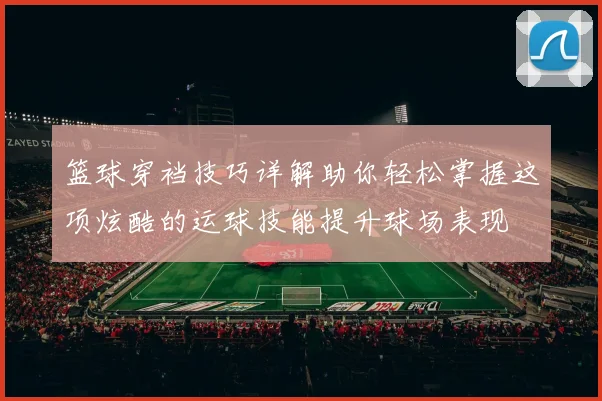 篮球穿裆技巧详解助你轻松掌握这项炫酷的运球技能提升球场表现